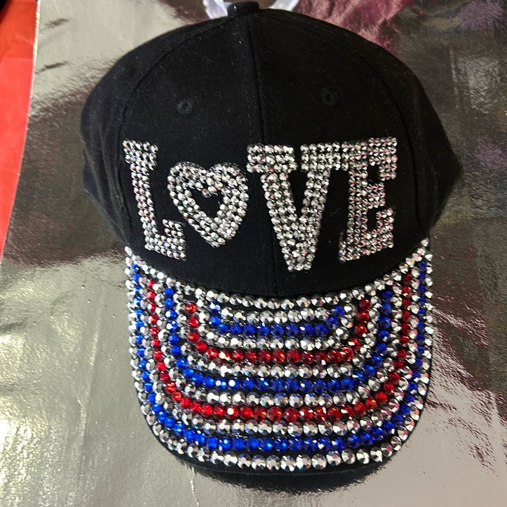 Rhinestone hat